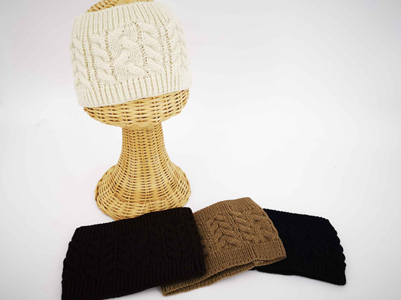 Autumn and Winter acrylic knitting simple headband