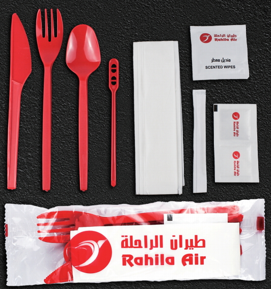 Plastic cutlery pack