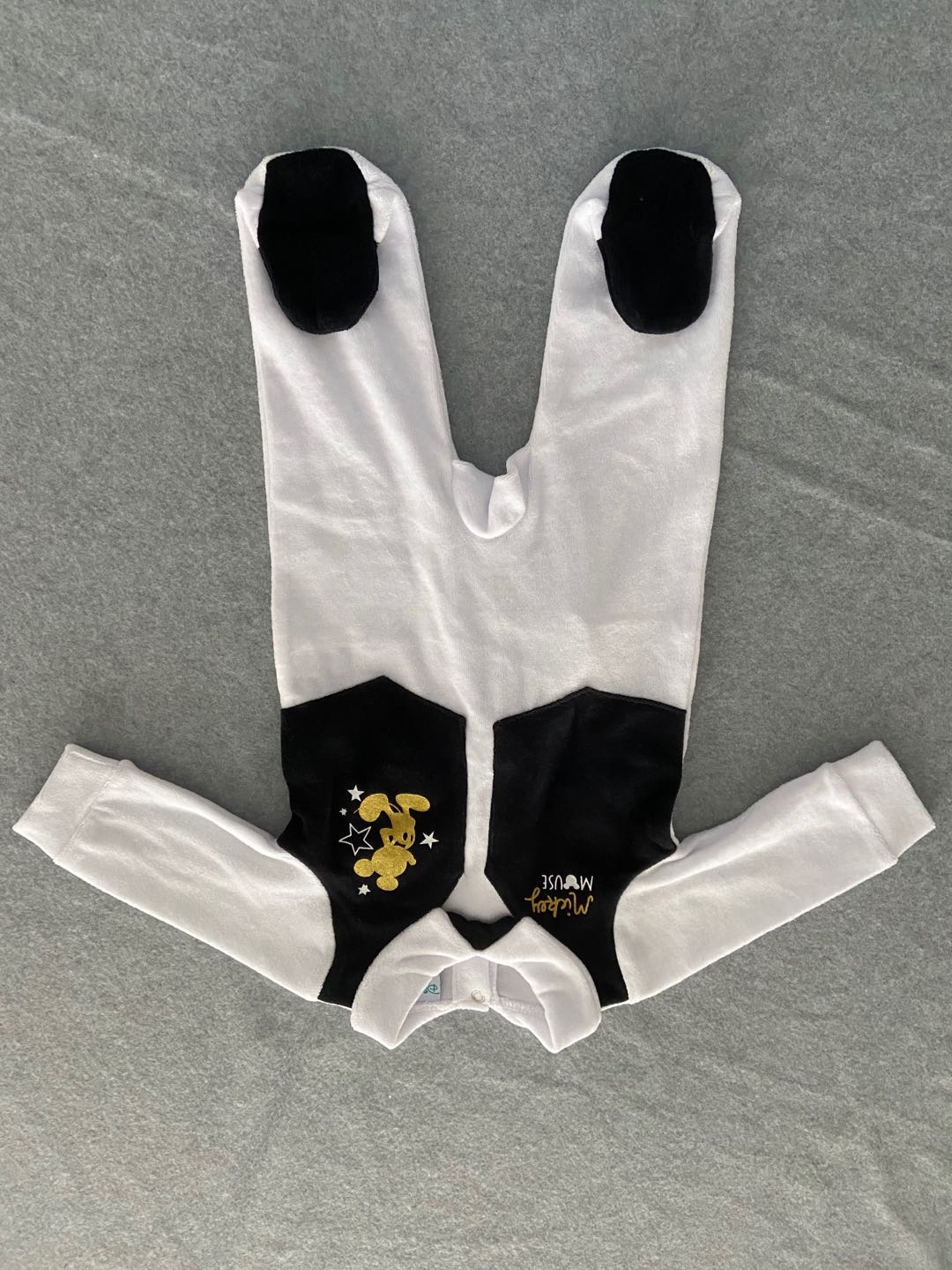 220g Velour Baby Sleepsuit