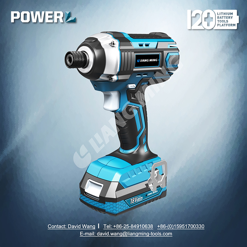 18V lithium battery cordless impact driver