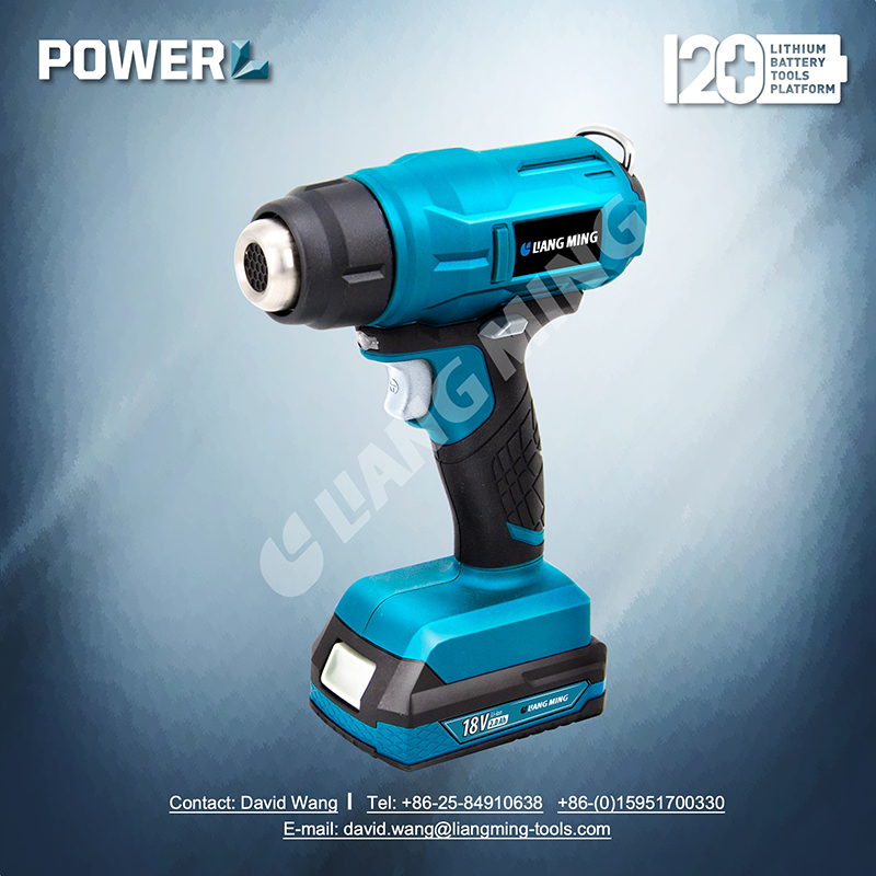 18V lithium battery cordless hot air gun