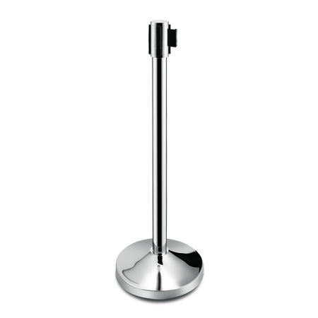 LAICOZY Good Quality Stainless Steel Retractable Post Queue Poles Q manager Crowd Control Belt Barrier