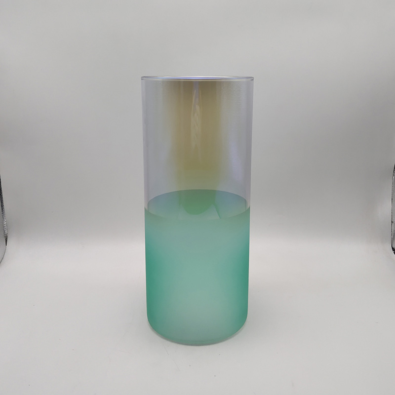 Morandi colors semi-frosted vase