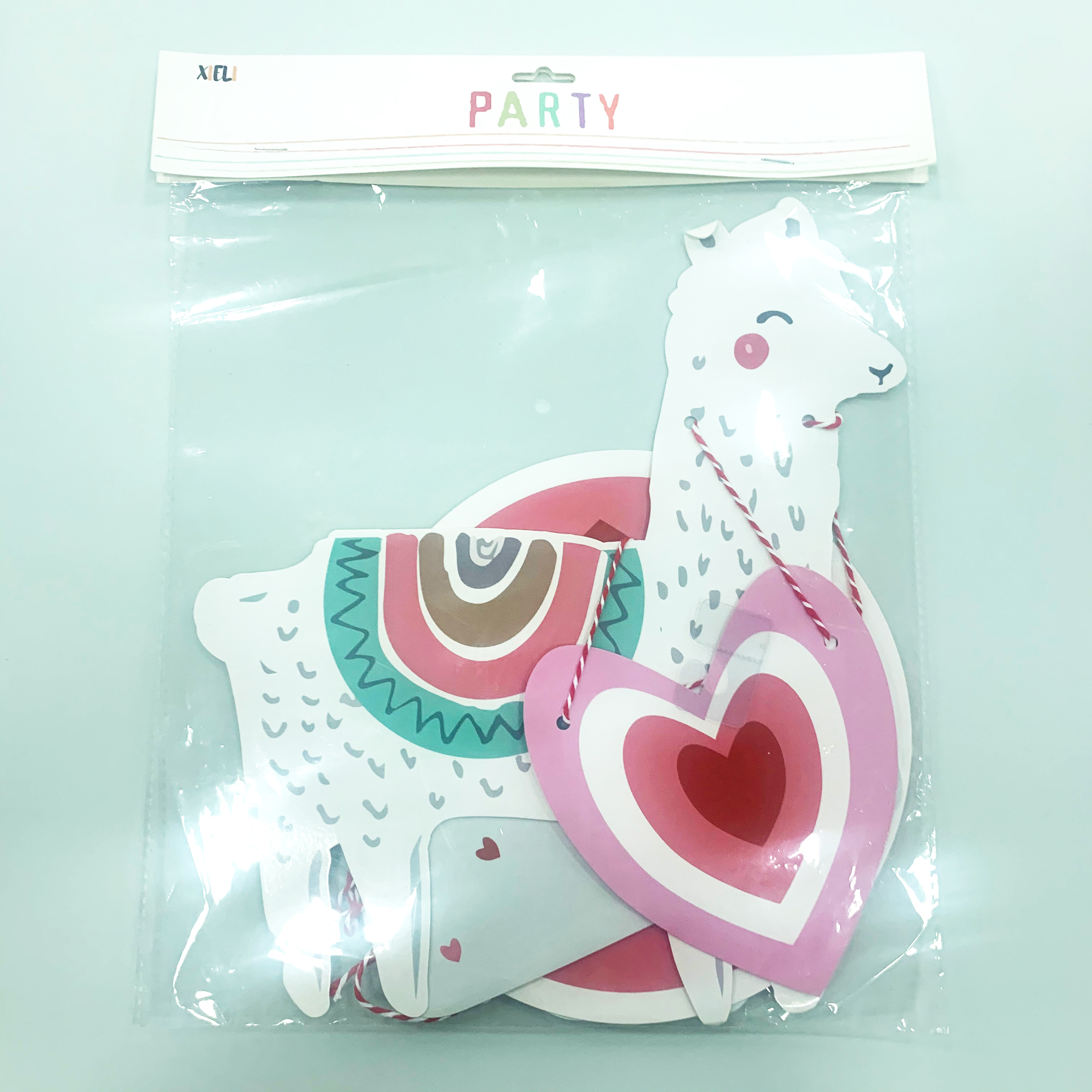 Valentine Party Supplies Paper Banner