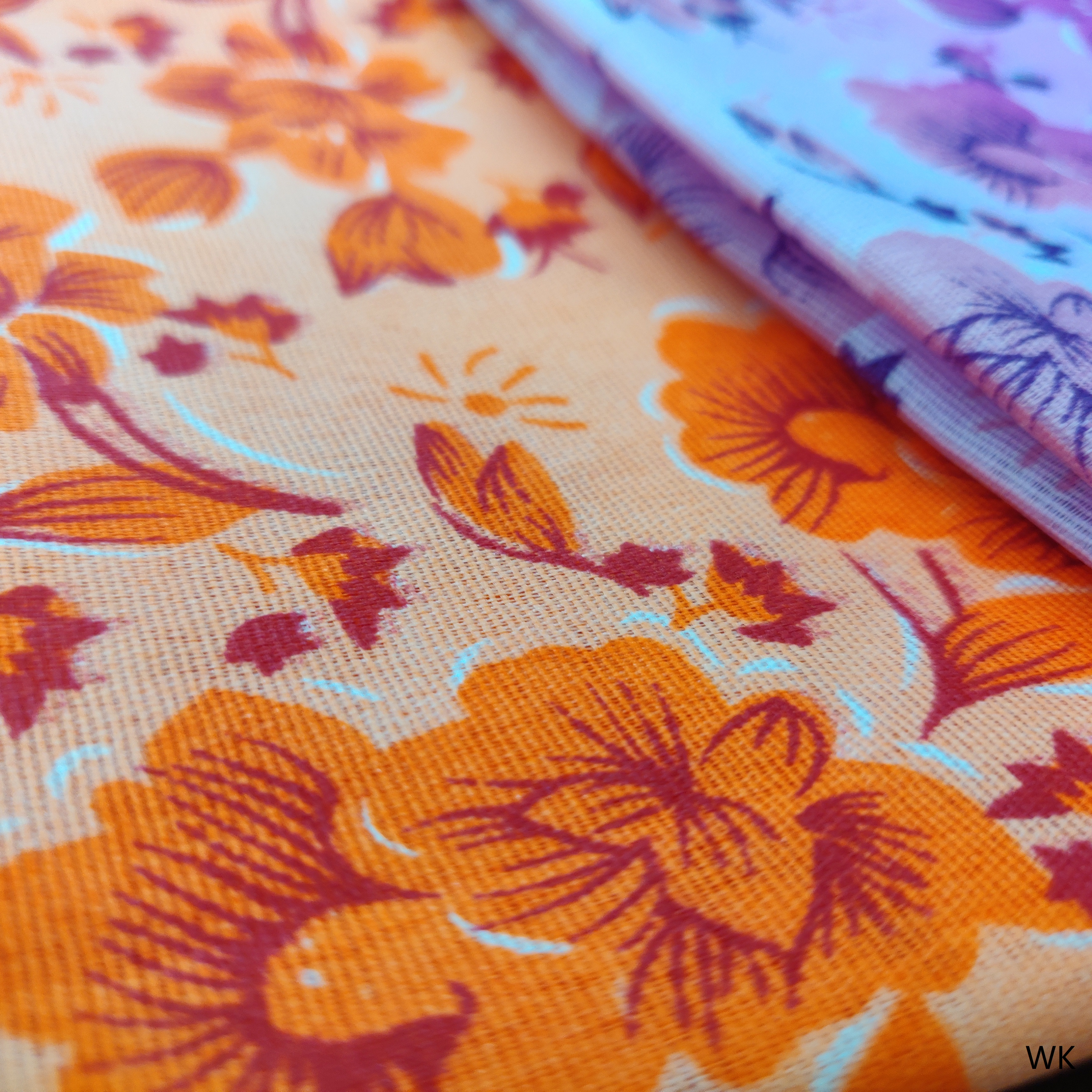 Pigment print fabric