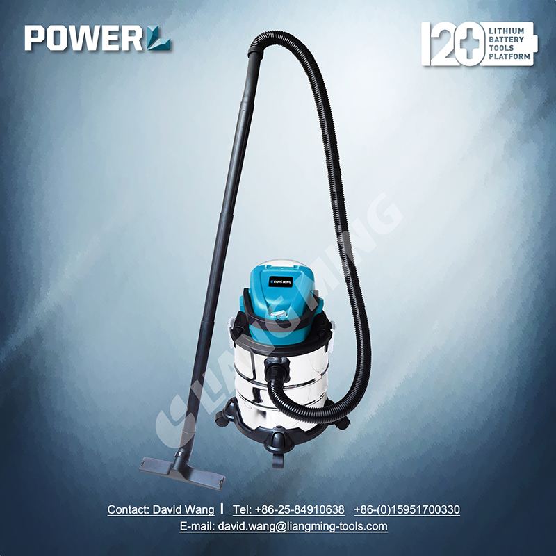 18V lithium battery cordless wet dry vacuum cleaner