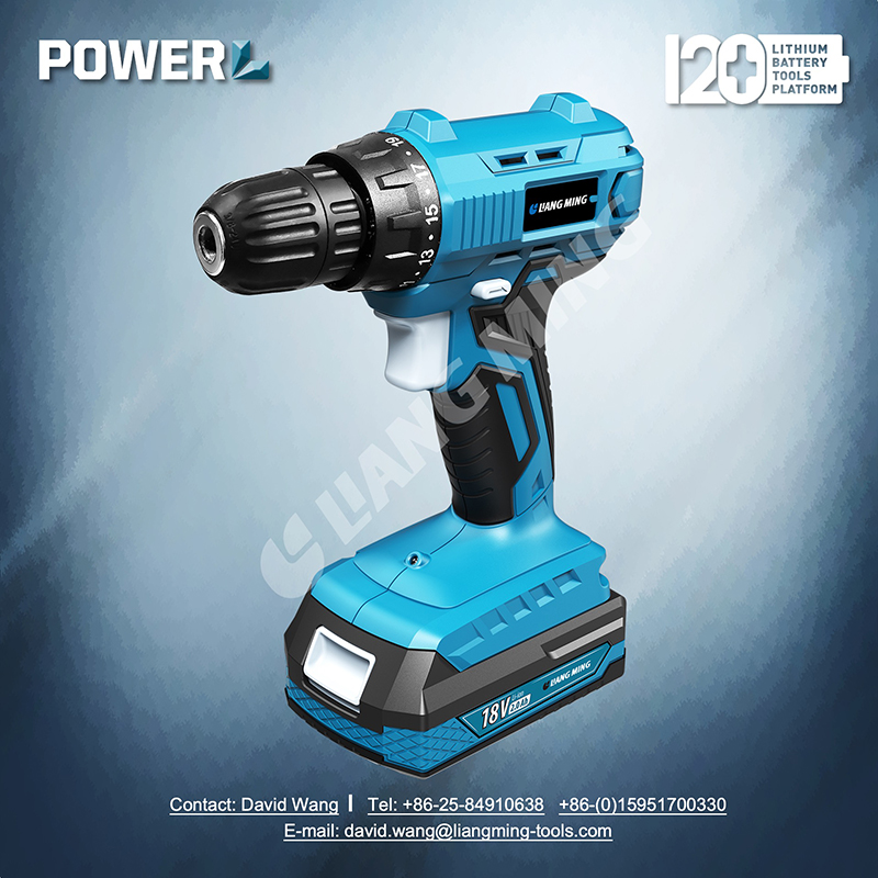 18V lithium battery cordless drill