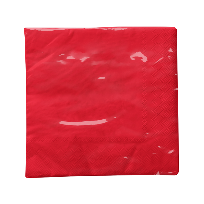 PAPER Napkin Beverage Red