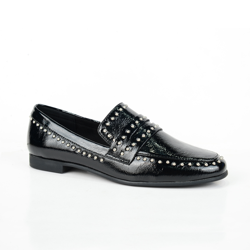 2020 Fashion OEM PU woven Ballerina Flats