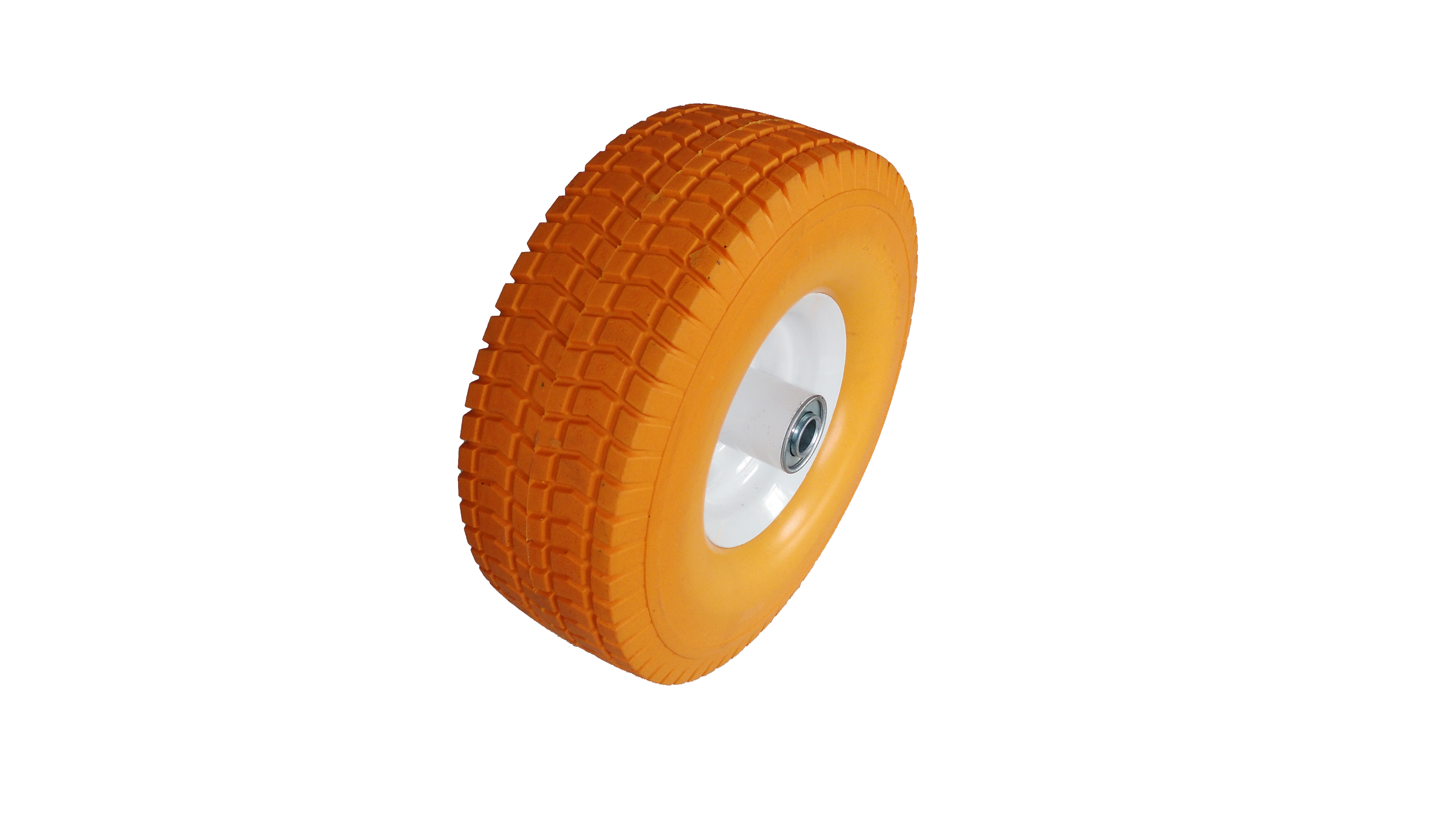 Free air PU from garden cart wheel