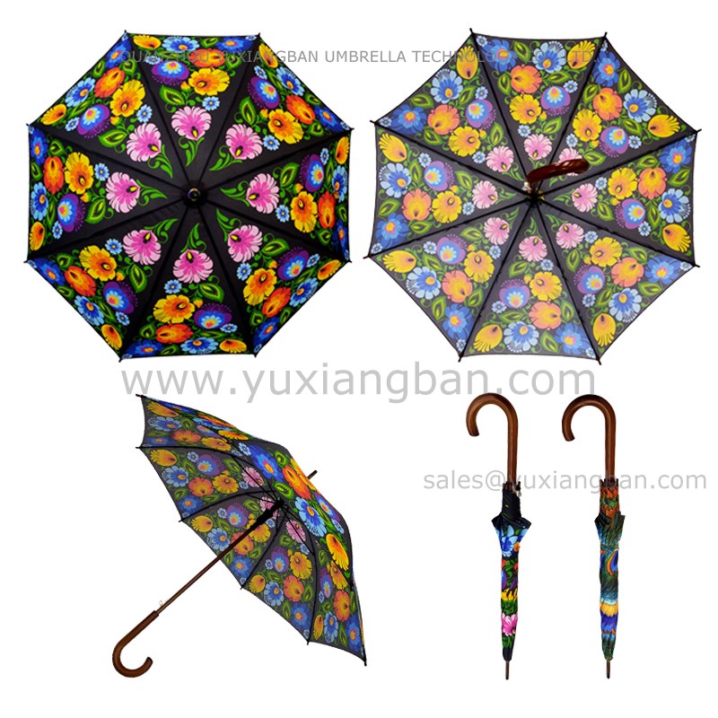 Wooden umbrella