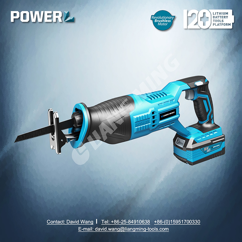 18V brushless lithium battery cordless reciprocating saw