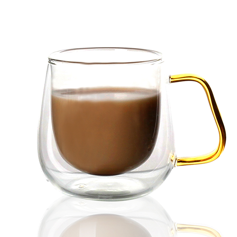 '0.1L' 2020 hot sale double wall cup glass tumbler water cup