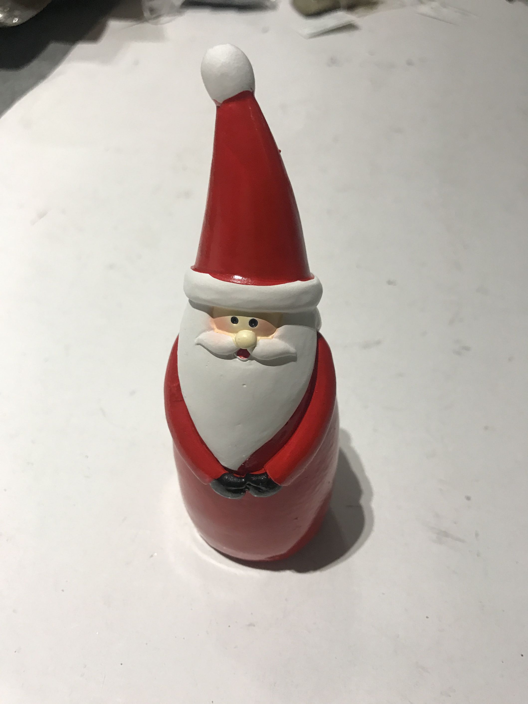 Polyresin santa decoration