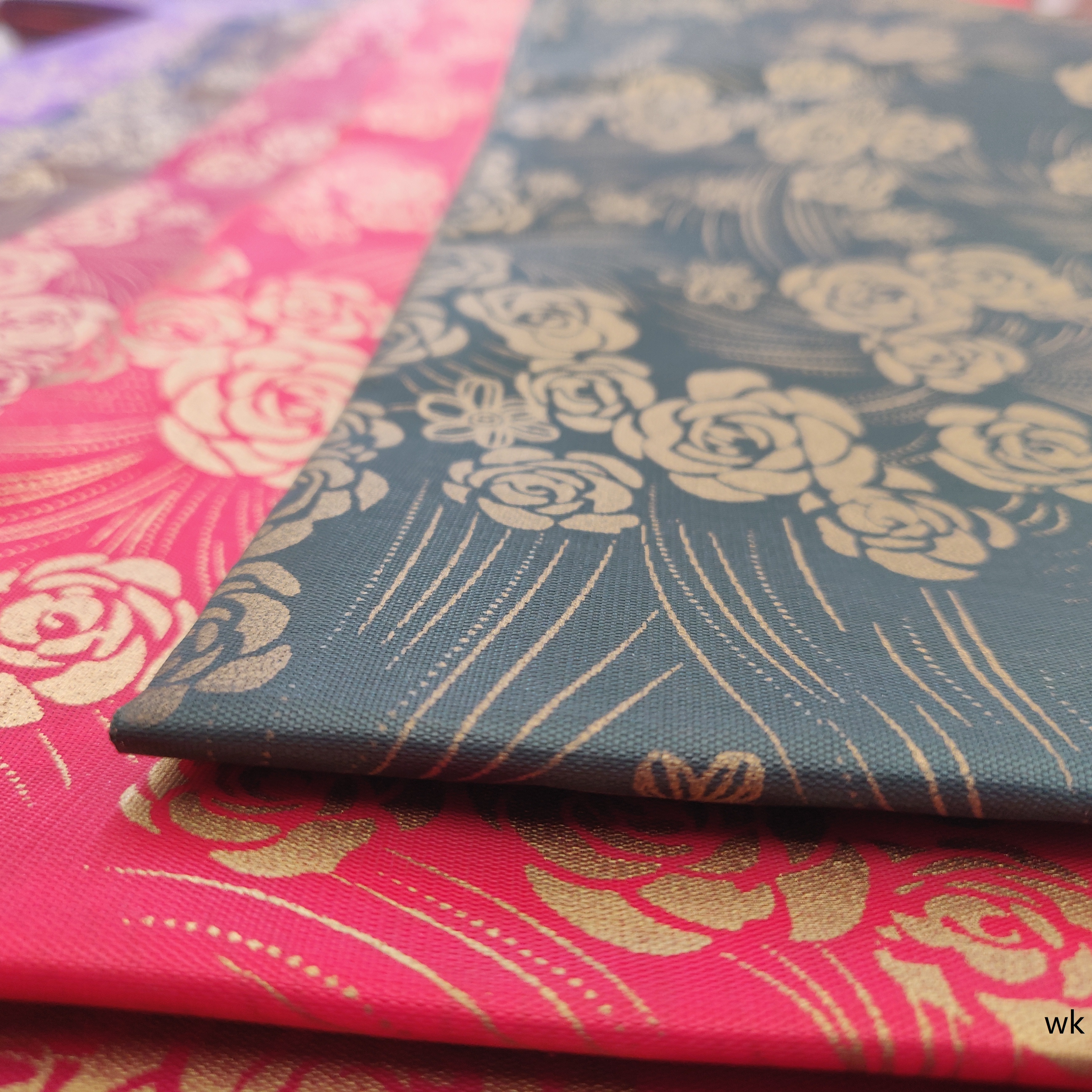 100%polyester dyed bronzing fabric