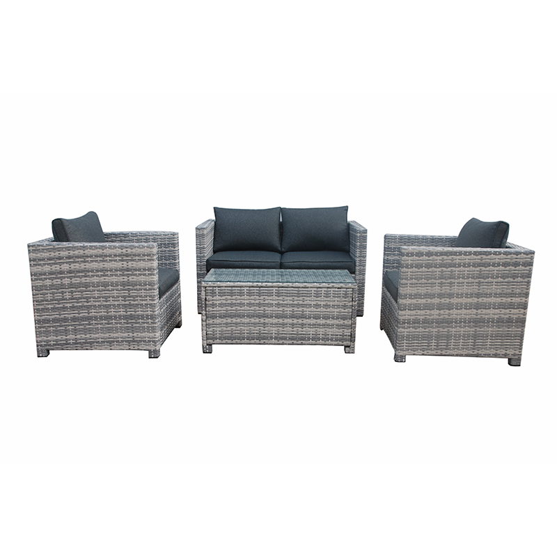 K/D Outdoor rattan sofa 4 pcs sets