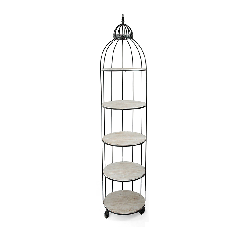 Wooden & Metal Rack