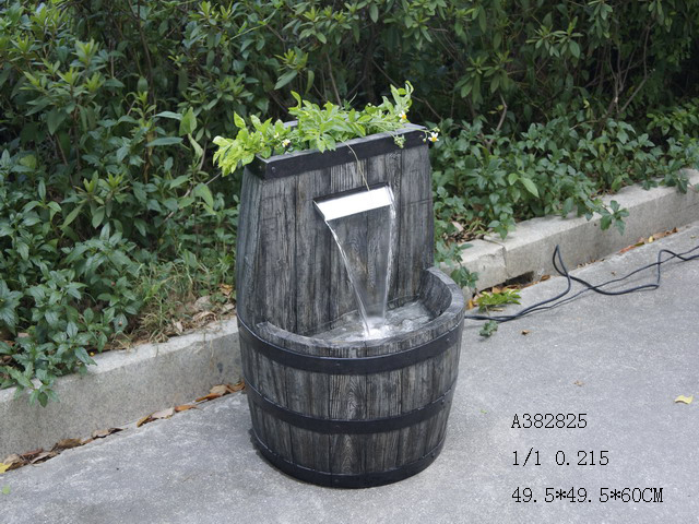 24“barrel fountain