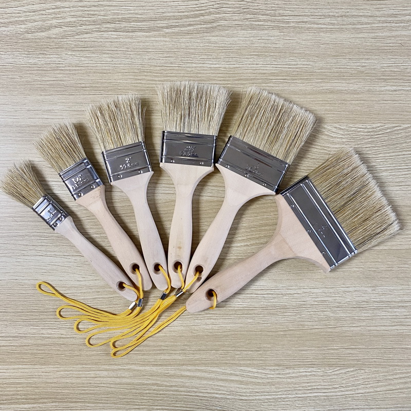 2 Inch Paint Brush Natural Bristle Wood Handle Manufacturers