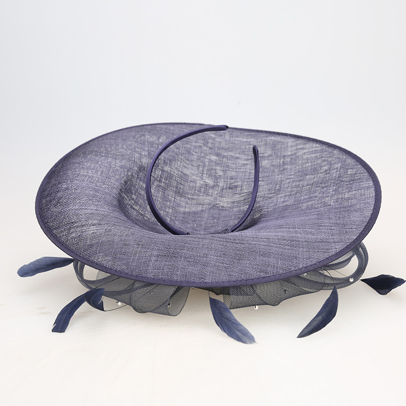 handmade European and American style lace sinamay women hat