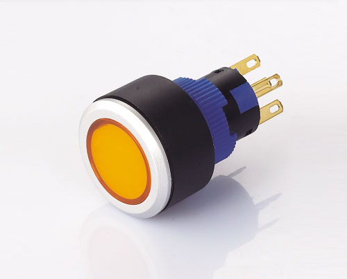 16mm plastic push button switch