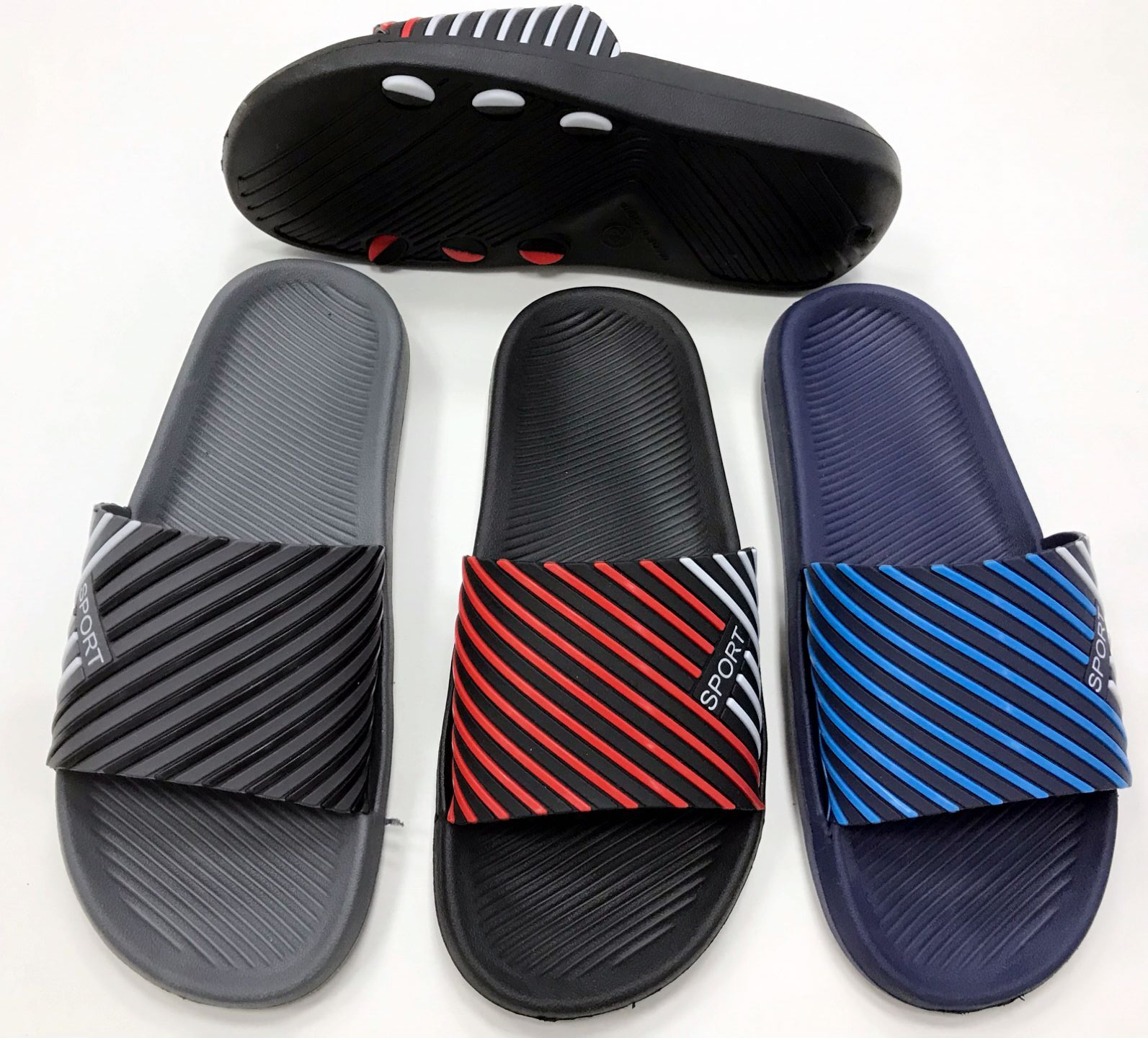 customised pvc men slippers