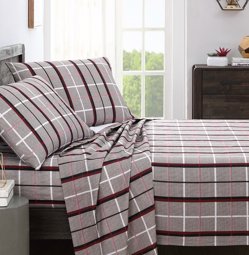 100% polyester micorfiber dispersed printed bed sheet set with cal king size