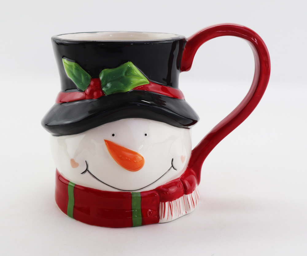 Christmas snowman coffee mug tea cup