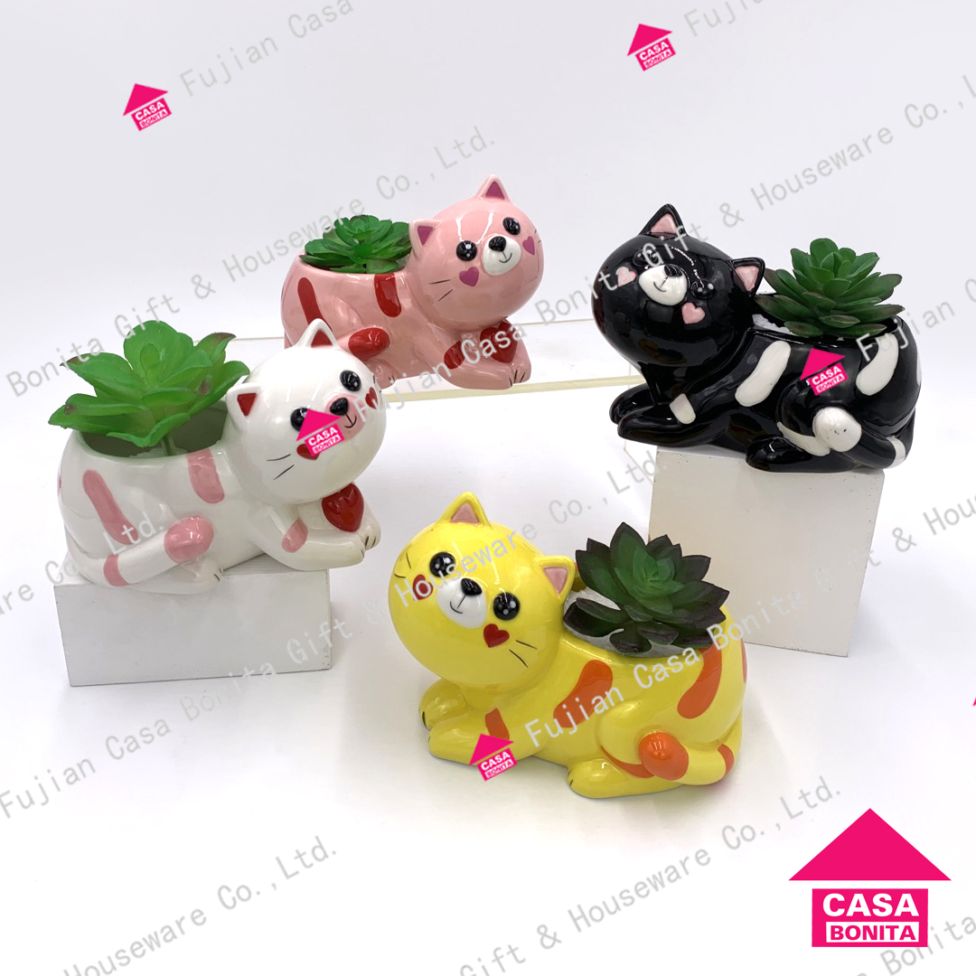 Ceramic Cat Planter Best Seller New Arrivals