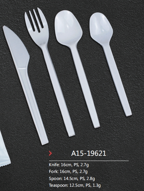 Disposable plastic cutlery