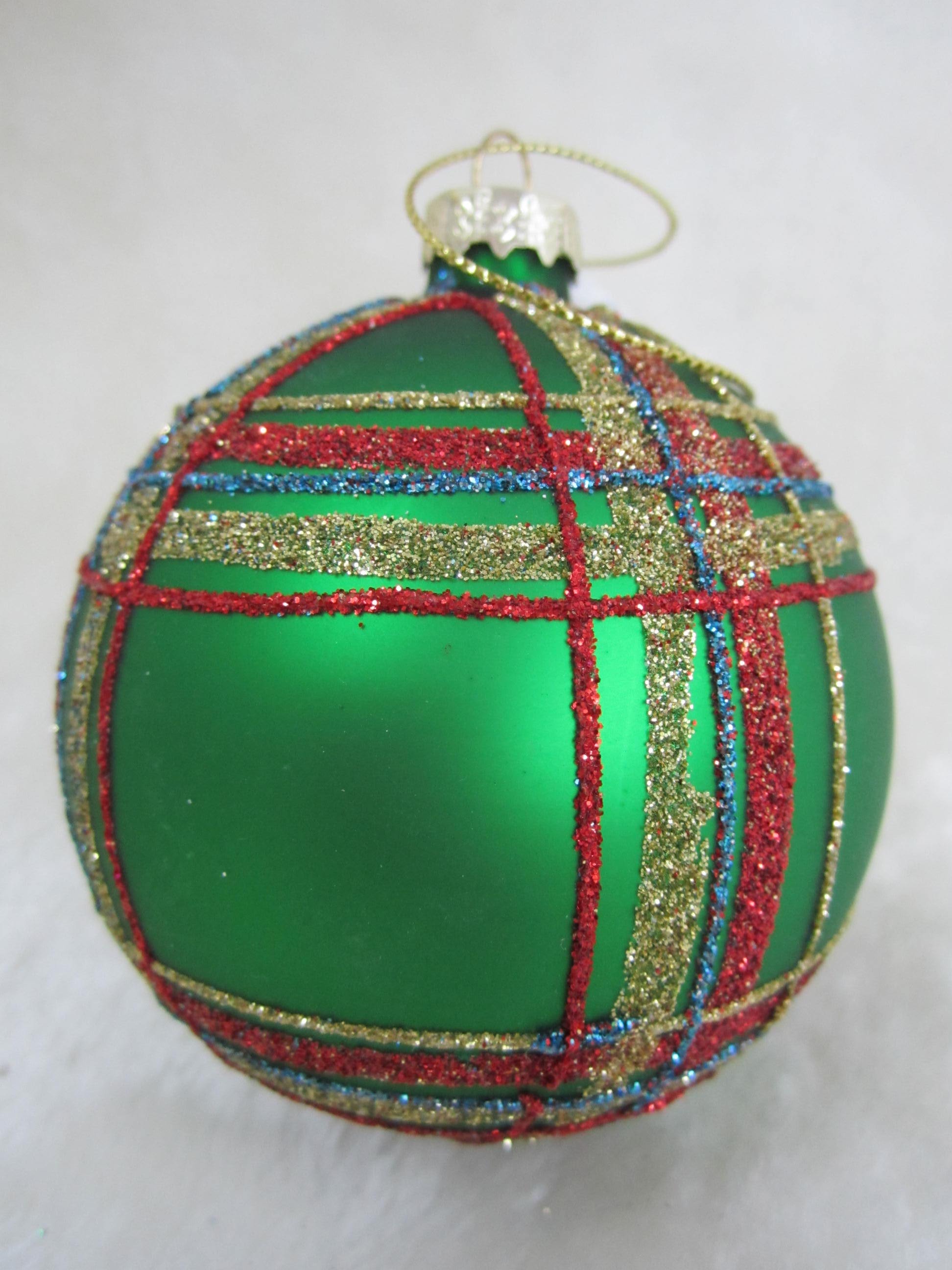 Glass X'mas Ornaments
