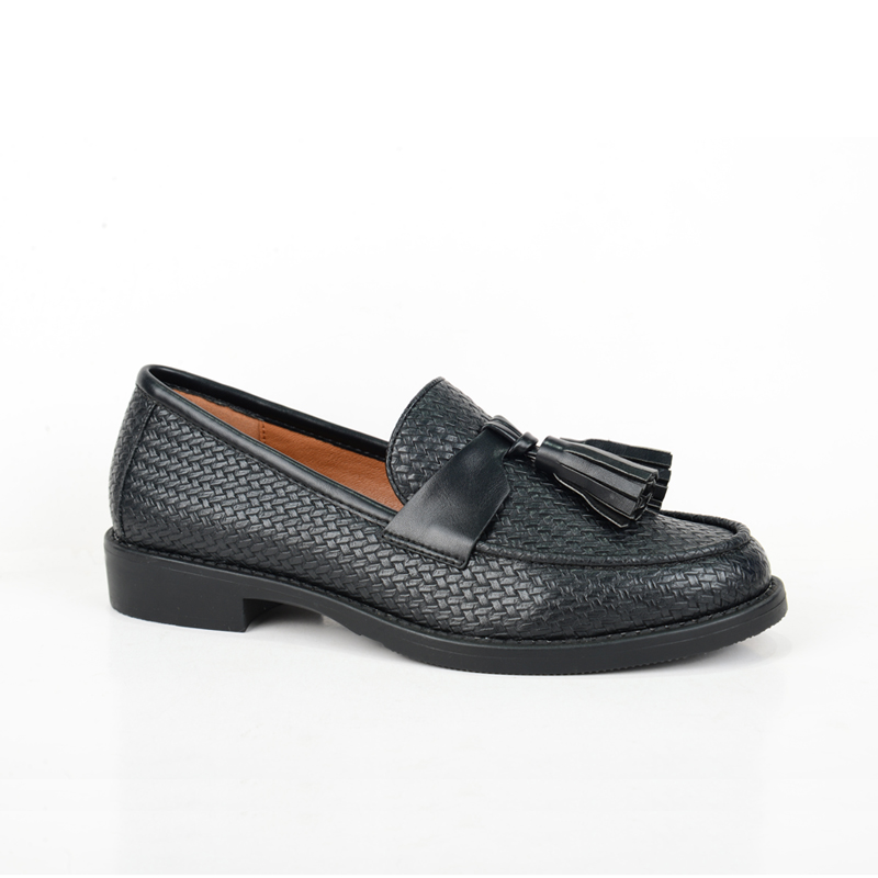 2020 Fashion OEM PU woven Ballerina Flats