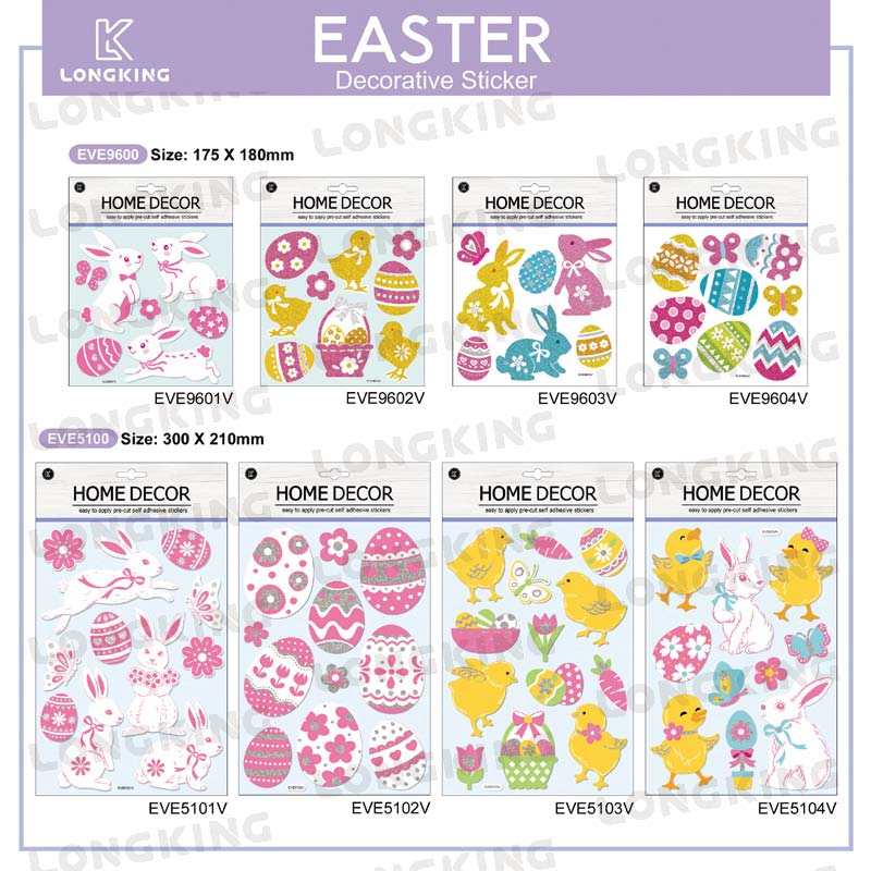 Easter 3D Wall Stickers
