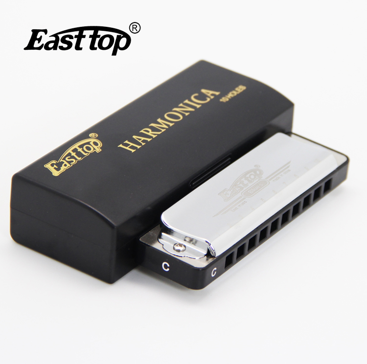 10 hole advanced metal professional blues harmonica