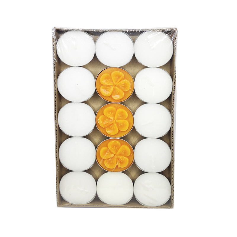 Tea wax festive atmosphere home decoration color custom aromatic candles environmental health