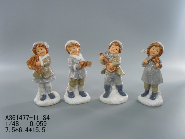 6“chrismas Kids S/4