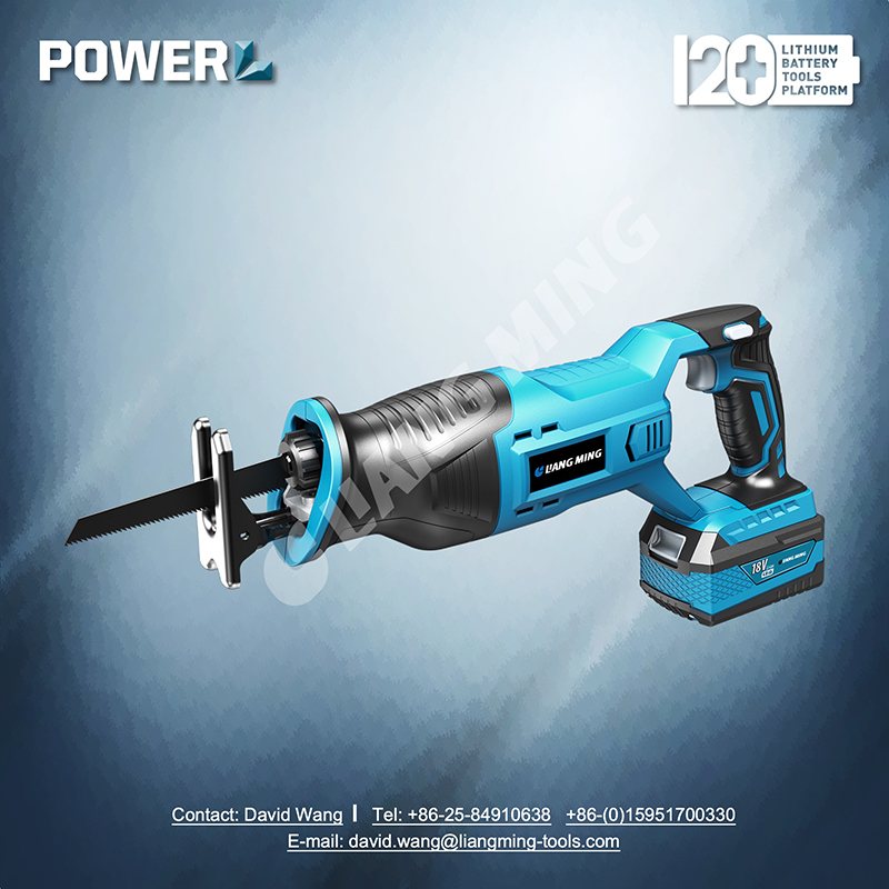 18V lithium battery cordless reciprocating saw