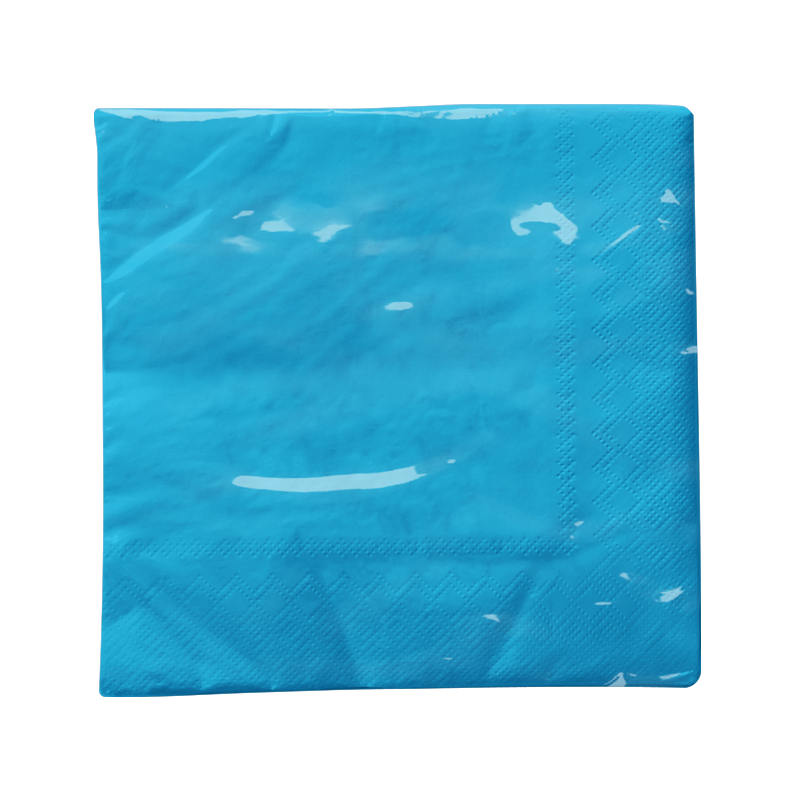 PAPER Napkin Lunch Blue