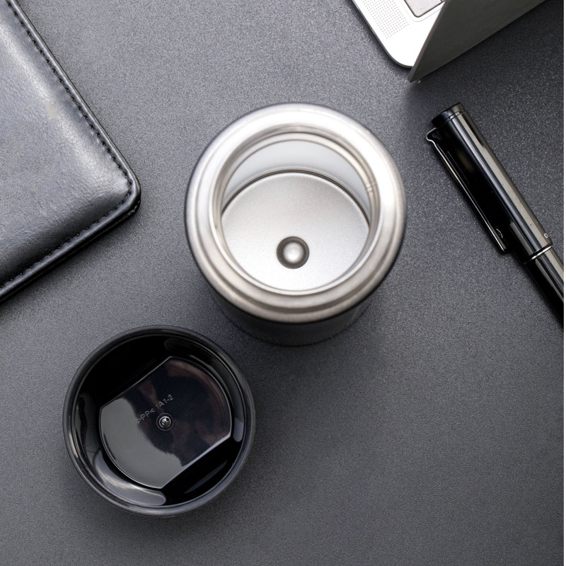 450ml stainless steel vacuum-insulated water bottle thermos water bottle for sports and outdoor with one handed push-button