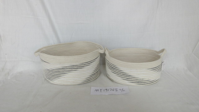 Cotton rope basket