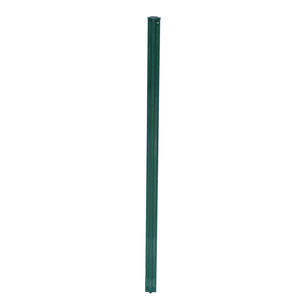 Powder coated galvanized steel support for many kinds of fence easy assembly 48mmx1.5m metal fence post