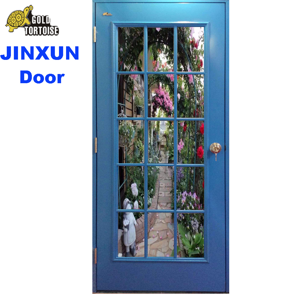 15-LITE 36"80" white French Doors for Central American countries ,made by Jinxun.