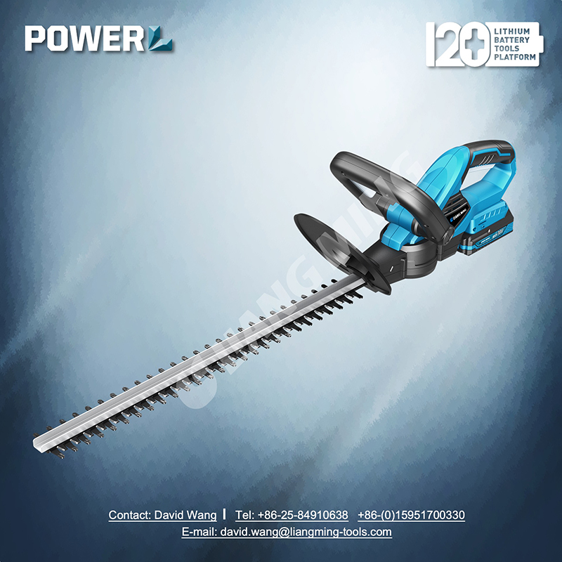 18V lithium battery cordless hedge trimmer