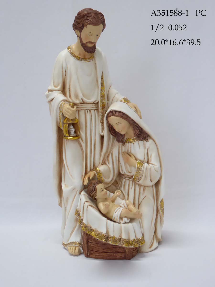 16"Holy family decor
