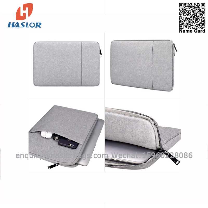 Hight quality plush lining laptop sleeve case,custom laptop sleeve
