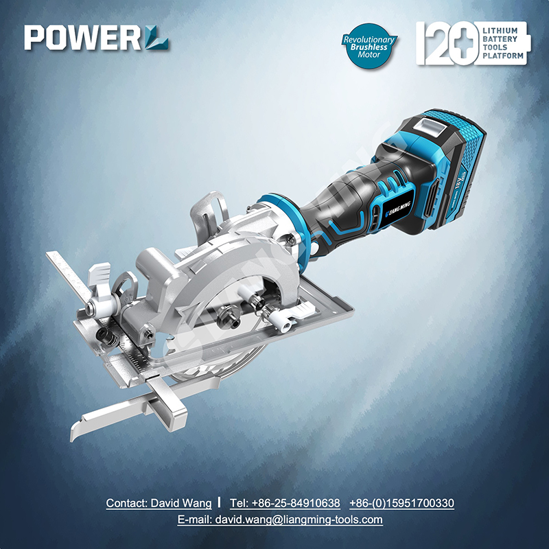 18V brushless lithium battery cordless circular saw