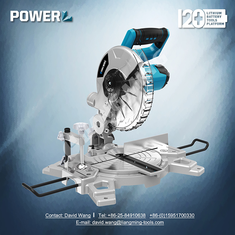 18V lithium battery cordless mitre saw