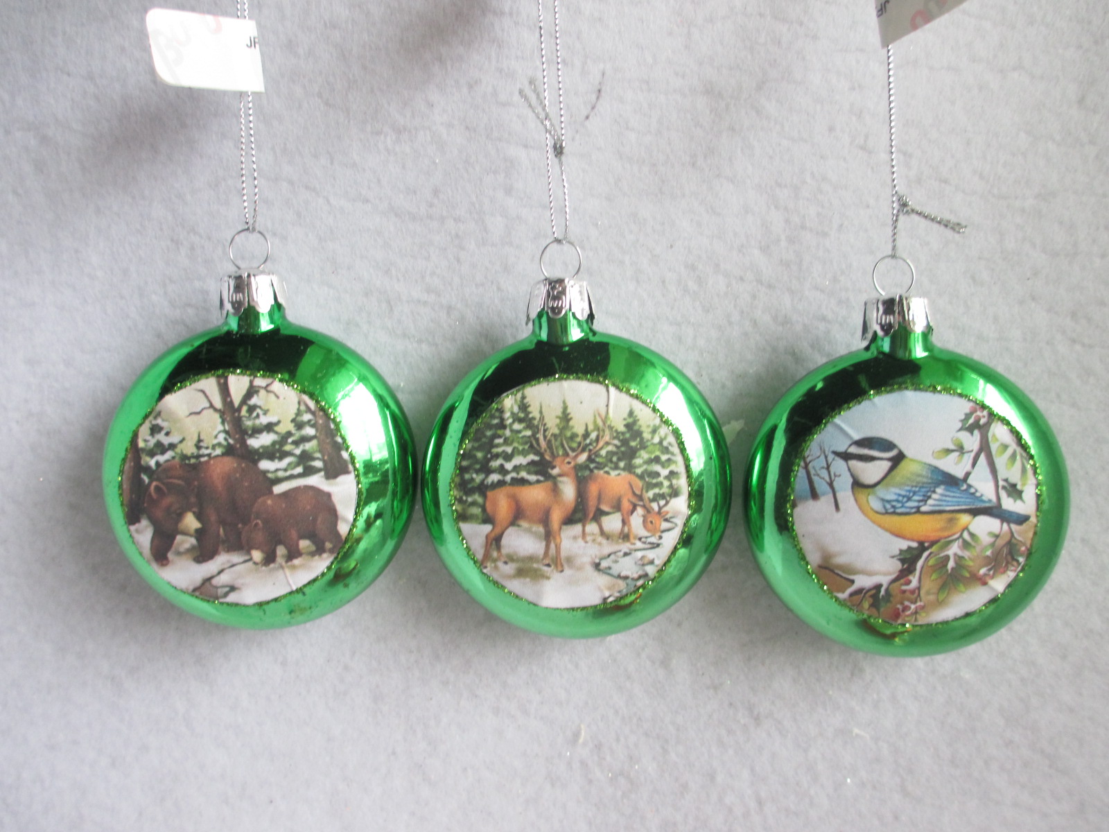 Glass X'mas Decoration