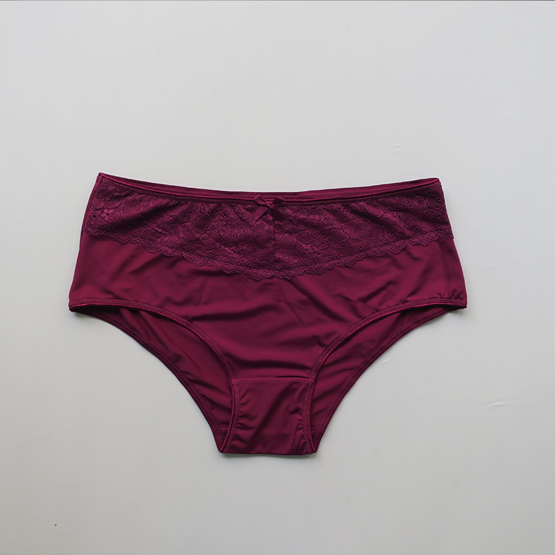 Plus size High waist Panty in Microfibre fabric