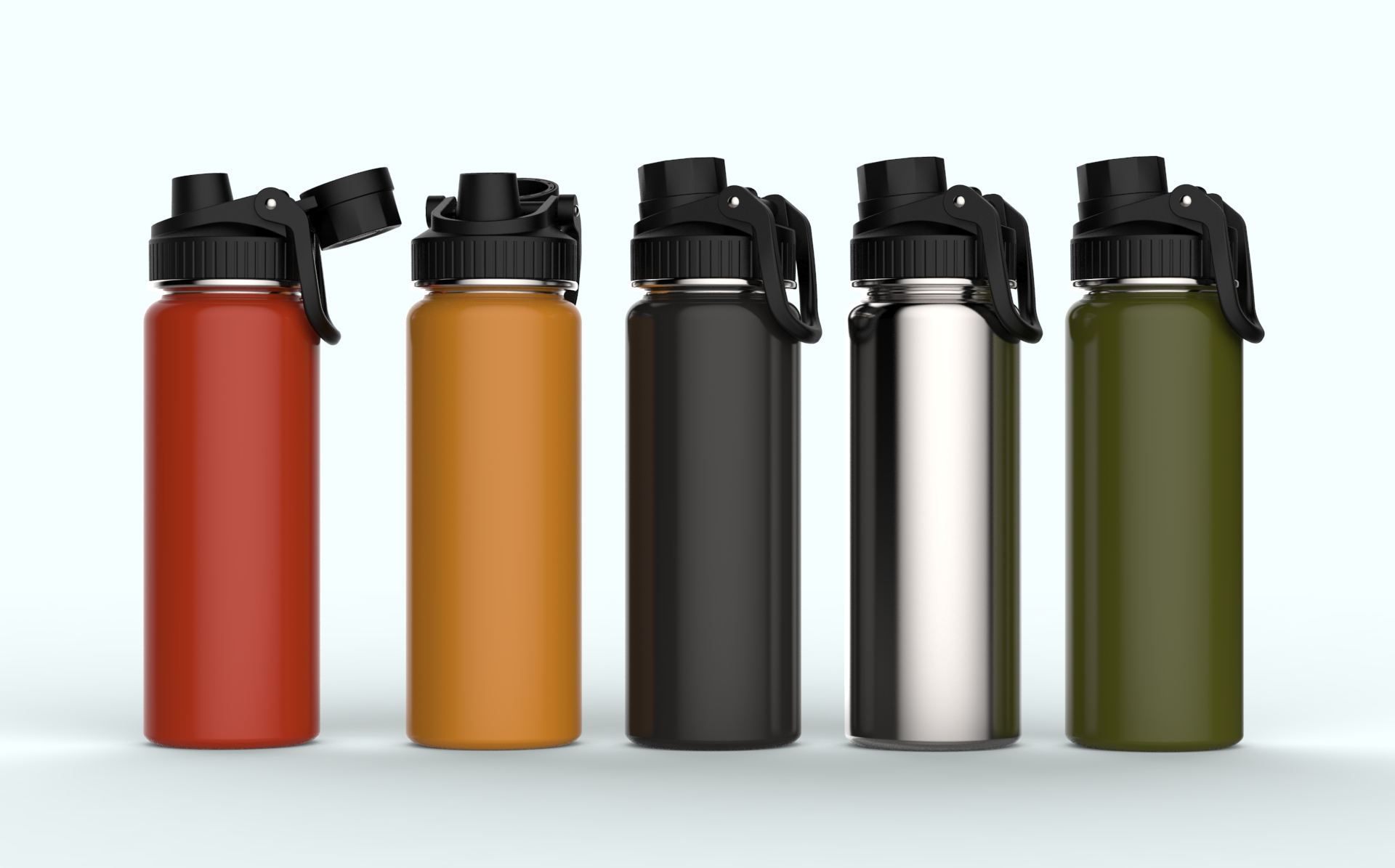 Double wall stainless steel HYDRO FLASK vacuum tumbler 620ML